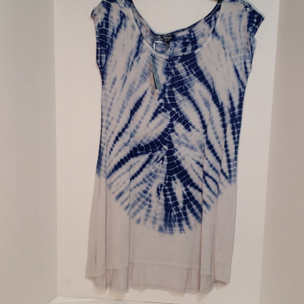 Buffalo Women's Blue Tie Dye Blouse XL